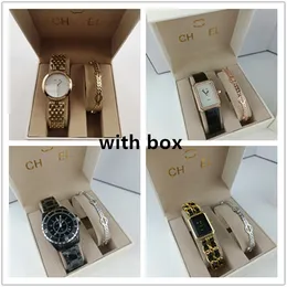 2pcs 세트 럭셔리 Reloj 시계 여성 디자이너 탱크 모이사니트 팔찌 모조리 라인 스톤 패션 브레이트 손목 시계 캐주얼 레이디 시계 브레이슬릿 세트 시계 상자