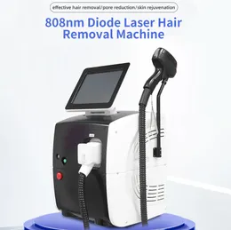 Laser de diodo preto 808nm, ponto de gelo, remoção de pelos sem dor, máquina de resfriamento da pele, encolhimento de poros, levantamento da pele, dispositivo depilatório 808