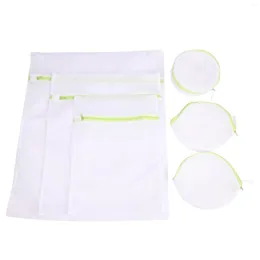 Hangers 6pcs/set Laundry Bag Drawstring Bra Underwear Products Bags Useful Mesh Net Wash Zipper