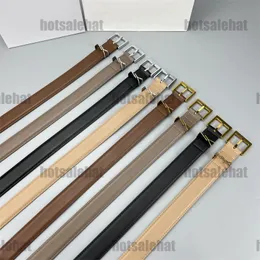 Genuine leather belts for women designer mens designer belt 3.0cm width letter needle buckle cintura women belt retro waistband ceinture luxe brown white black mz047