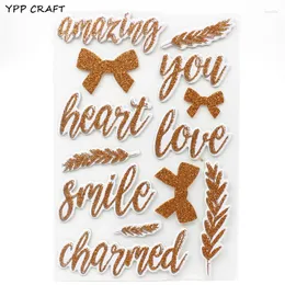Present Wrap YPP Craft Smile Selfhesive Sticker för Scrapbooking/ DIY Hantverk/ Card Making Decoration