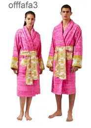 Mens Designer Luxury classic cotton bathrobe men women brand sleepwear kimono warm bath robe home wear unisex bathrobes klw1739