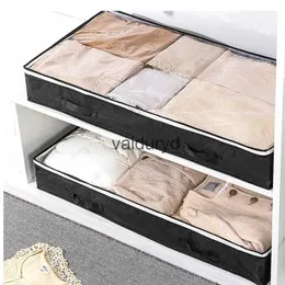 Caixas de armazenamento caixas saco para roupas debaixo da cama portátil dobrável colcha guarda-roupa caixa organizador à prova de poeira grande capacidadevaiduryd