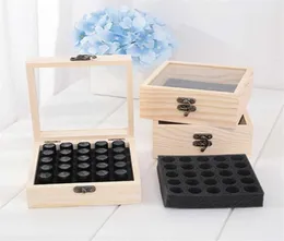 16253664 Slots Holz Aufbewahrungsbox für ätherische Öle Carry Organizer Flaschen Container Case Boxes Bins24097390760