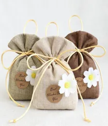 Empty Sachet Bag Drawstring Candy Herbal Tea Package Small Gift Bag Lavender Aromatherapy Flower Cute Bedroom Deodorant Bag8537118