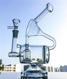 Hookahs special stora glas bong 9 tum vattenrör stor återvinnare dab rigg kamera perclator bongs inline perc oljeriggar 14mm kvinnlig join9028575