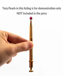 DAB 도구 TERP PEARL PRONG HOLDER 4 PRONGTED GEM BEAD HOODAHS 클립 융자 물 봉 흡연 액세서리 9171485