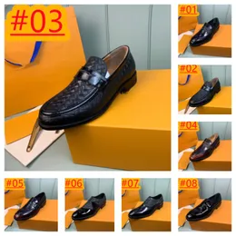 8 Style Men Leather Shoes Shiny Business Leather Designer Dress Shoes Mens Fashion Formal Casual Shoe Large Size Slip on Wedding Footwear size 38-45