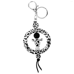 Keychains Silicone Key Ring Bracelet Chain Wristband Wristlet Keychain Resin Women