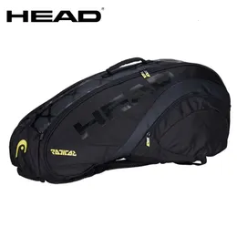 Tennisväskor Head Tennis Bag 6 Pack Tennis Racket Bag Radical 25th Anniversary Limited Tenis Ryggsäck Men Tennis Ryggsäck Raquete Padel Bag 231127