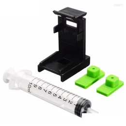 Tintennachfüll-Kits, Patronen-Werkzeug, Clip-Patronen-Kit kompatibel für Drucker 121 122 140 141 300 301 302 21 22 61 650 652 62 901 Drop Del Dhwlk