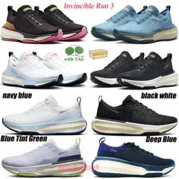 Sneakers Running Shoes Jogging Trainers Blue Tint Green Earth Pink Spell Outdoor Sports Invincible Run 3 Women Mens with box