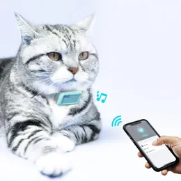 İzleyiciler Bluetooth Akıllı Su Geçirmez Pet Bulucu Evrensel Su Geçirmez Konum Kediler ve Köpekler İçin Yaka Konumlandırma İzleyici Bulunma