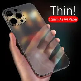 حالة هاتف PP الناعمة الناعمة للغاية لـ iPhone 15 14 13 12 MINI 11 Pro X XR XS Max Max Hard Back Pracket Cover Cover Cover