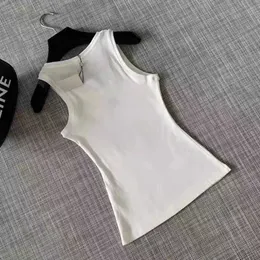 Tasarımcı Tişört Yelek Tank Üstü Kadın Tasarımcı Giyim Kadınları Tesim Tişörtleri Tees Tees Düzenli Kırpılmış Tank Top Pamuklu Tee Örme Spor Top Kadın Yoga Yoga Tees XL