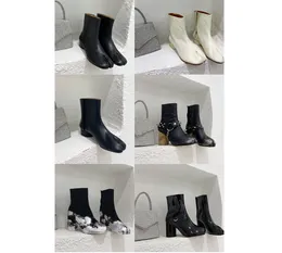 Boots Classic Martin Magira Mm6 New Color Anatomy Ankle Tabi Thick Heel Round Toe Fashion Unisex Split Toe Luxury Designer Shoes Factory