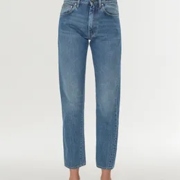 Damen Jeans Damen Jeans Asymmetrisch geschnitten Vintage Gerade Neun-Punkt-Jeans Damen Jeans Hose 230427