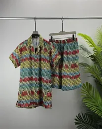2 summer fashion Mens Tracksuits Hawaii beach pants set designer shirts printing leisure shirt man slim fit the board of directors9866364