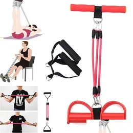 Resistance Bands Pedal Exerciser Pl Rope Fitness Women Men Sit Up Ropes Yoga Equipment Drop Delivery Sports Outdoors Supplies Equipme Dhtdg