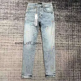 Lila-varumärke mode mens jeans cool stil lyxig designer denim byxa orolig rippad cyklist svart blå jean smal fit motorcykelstorlek 30-38 32