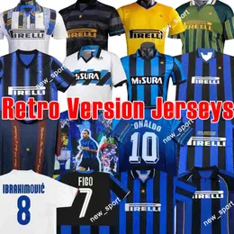 Inter finals Soccer jerseys 2009 2010 MILITO BATISTUTA SNEIJDER ZANETTI 10 11 02 03 08 09 Retro Pizarro Football 1990 1991 1997 1998 95 96 97 Djorkaeff Baggio shirts