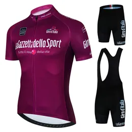 Radsporttrikots -Sets Tour de Italien Ditalia Herren Fahrrad Kurzarm Kleidungsrad Bike MAILLOT BIB SHORTS 231127