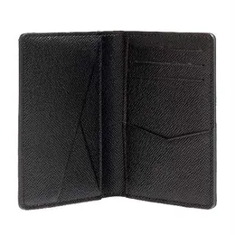 Shipmet N63143 Pocket Organizer Wallet Herren Genauer Leder Brieftaschen Kartenhalter ID Brieftasche Bi gefaltete Taschen Hochwertiges Dünn Card322i