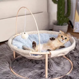 Tapetes SHUANGMAO Pet Cat Bed Removível Gatos Casa Camas para Espreguiçadeira Cama de Cachorro Pequeno Gatinho Janela Inverno Quente Bonito Tapetes de Dormir Produtos