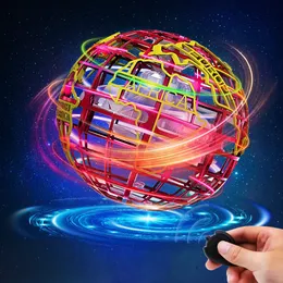 Gry nowatorskie Flying Ball Space Kul -Over Toys for Kids Adts Magic 360 ﾰ Rotowanie z Dream LED na zewnątrz Festiwal Świąteczny 2021 AM7FM