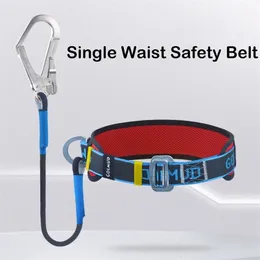Climbing Harnesses Single Waist Work Safety Belt High-altitude Harness Outdoor Rock Climbing Training Electrician Construction Safe Rope Hook Suits 231124OTEL