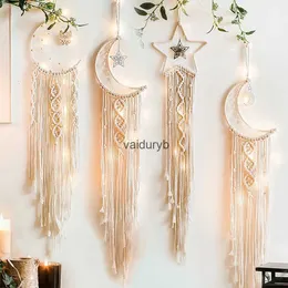 الهواتف المحمولة# Macrame Dream Catcher Nordic Moon Star Hanging Wall Tapestry Ramadan Decoration for Home Eid Mubrack Room Decor