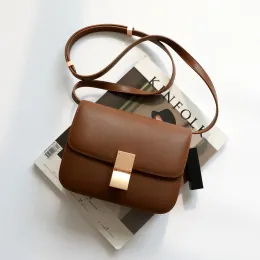 Kadınlar için gerçek deri çapraz kanatlı çantalar yüksek kaliteli bayanlar omuz çantası lüks tasarımcı küçük hanbags gri deve bolsos mujer tasarımcı çantası 10a kalite