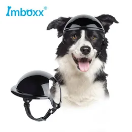Apparel 2022 New Arrivals Pet Helmet Motorcycle Helmets Bike Hat Safety Riding Outfit with Ear Holes Helmets for Dogs Cats Accessories