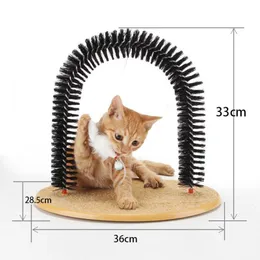 Toys Arch Cats Massager Pet Littdog Kitten Itching Bracker Toys Toys Cat Selt Groomer Dispositivi Pieno forniture