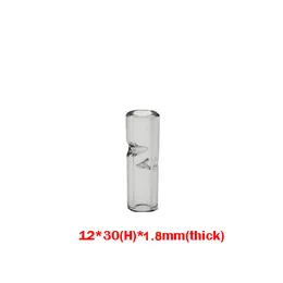 1,8 mm dicker Glasfiltertipps Moonrock angeschlossen Shisha Trockener Kräuter -Tabakpapier Ein Hitterrohr Shisha -Zubehör