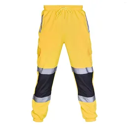 Men's Pants Trousers Cleaning Worker Clothes High Visibility Work Overalls Casual Pantalones De Trabajo Para Hombre