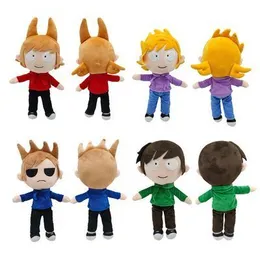 Plush Dolls 3238cm Creative Eddsworld Doll Anime Toys Peripheral Toys Home Decoration Childrens Holiday Holding 230427