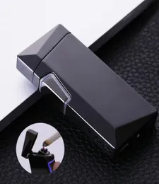 2022 Jobon Electric Lighter Metal Windproof Double ARC Plasma Lighter USB Rechargeable with Battery Indicator Men039s Gift2780511