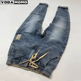 Jeans masculinos jeans masculinos finos pés pequenos calças compridas versátil estiramento masculino casual wear pantalones hombre roupas masculinas calças de carga 231124