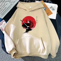 Men's Hoodies Sweatshirts Rurouni Kenshin Anime Manga Hoodies Himura Swordsman Samurai X Sweatshirt Men Fleece Hoodies Streetwear Harajuku Long Sleeve TopL231122