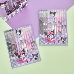 Cartoon Full Needle Erasable Neutral Pen New Melody Pink Rabbit Water Pen Student Stationery Blue Pen wholesale