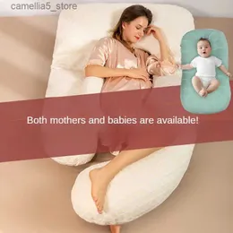 Подушки для беременных Подушка для беременных Новая подушка для беременных Женская боковая подушка для сна, поддерживающая живот U-образная подушка для сна на боку Q231128
