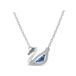 قلادة الماس للسيدات للسيدات 14 كيلو جولت سوان الماس قلادة قلادة مصممة مصمم مجوهرات للنساء للتعبير عن حبهن عالي الجودة GF34