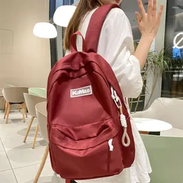 Sac à dos Cool mode femme voyage haute capacité sac de livre étanche dame Kawaii femmes collège fille Nylon sacs à dos d'école