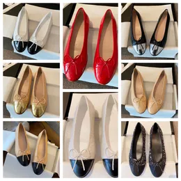 Дизайнерские балетные танцевальные туфли, модные женские черные туфли-лодочки на плоской подошве, красные, черные, синие, женские и мужские, размер 35-41