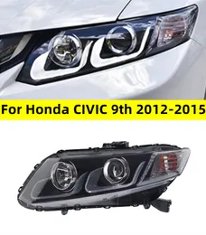 Car Lights For Honda CIVIC G9 Headlights Assembly 2012-20 15 G9.5 LED Daytime Running Light Lens Xenon Headlights