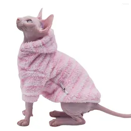 Kedi Kostümleri Sonbahar ve Kış Evcil Hayvan Giysileri Yumuşak Konforlu Sphynx Kitten Ascesorios Roupa Para Gato Kediler için
