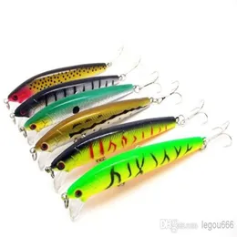 Cały - - 2014 50pc Lot Fishing Bait Sprzedawanie wabiki 6 kloc 9 5 cm 9G Top Water Magician Fishing Spasek Popper Przynęta FR253K