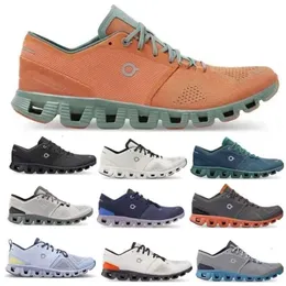 2024 جديد على السحابة Onclouds Cloud X Runerer Runner Shoes Mens 3 5 الأسود الإسفلت الرمادي Eclipse Magnet Olive Reseda 2023 Man Women Chaussures Size 5.5 - 11