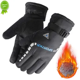 New Winter Warmth Thicken Gloves Adjustable Cycling Driving Skiing Sports Gloves Unisex Warmth Hand Anti-slip Glove Men Women